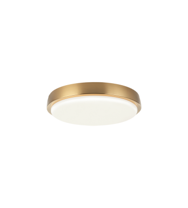 20W LED Aged Gold Brass Metal Flush Mounts (M16112AG) - Matteo 20W LED Aged Gold Brass Metal Flush Mounts (M16112AG) - Matteo