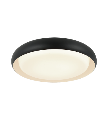 30W LED Matte Black Metal Flush Mounts (M16218MB) - Matteo 30W LED Matte Black Metal Flush Mounts (M16218MB) - Matteo