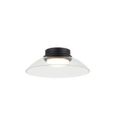 12W LED Matte Black Metal Flush Mounts (M16401MBCL) - Matteo  12W LED Matte Black Metal Flush Mounts (M16401MBCL) - Matteo