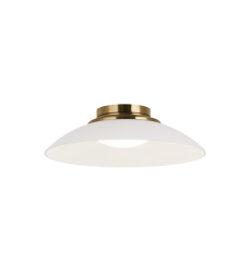 16W LED Aged Gold Brass Metal Flush Mounts (M16411AGFR) - Matteo  16W LED Aged Gold Brass Metal Flush Mounts (M16411AGFR) - Matteo