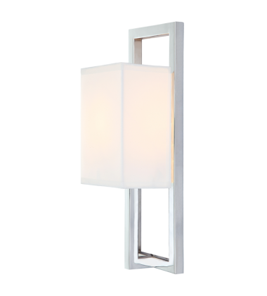  60 Watt Candelabra E12  Chrome Metal Wall Sconce (S00101CH) - Matteo