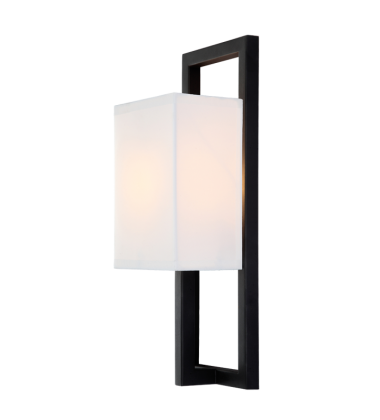  60 Watt Candelabra E12  Dark Grey Metal Wall Sconce (S00101DG) - Matteo