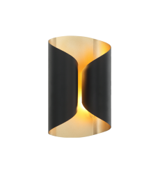  2 x 40W Candelabra Base-E12 120V Matte Black Metal Wall Sconce (S01602MB) - Matteo