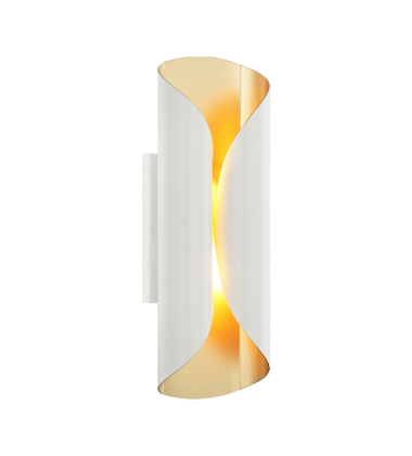  2 x 40W Candelabra Base-E12 120V White Metal Wall Sconce (S01612WH) - Matteo