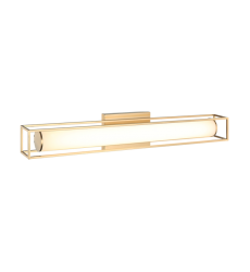 24W LED Aged Gold Brass Metal VANITY (S02326AG) - Matteo 24W LED Aged Gold Brass Metal VANITY (S02326AG) - Matteo