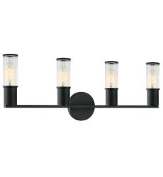 25W Medium Base Matte Black Metal Wall Sconce (S02804MB) - Matteo 25W Medium Base Matte Black Metal Wall Sconce (S02804MB) - Matteo