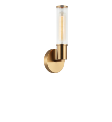 40W Medium Base Aged Gold Brass Metal Wall Sconce (S02811AG) - Matteo 40W Medium Base Aged Gold Brass Metal Wall Sconce (S02811AG) - Matteo