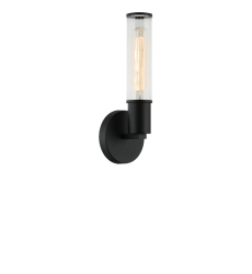 40W Medium Base Matte Black Metal Wall Sconce (S02811MB) - Matteo 40W Medium Base Matte Black Metal Wall Sconce (S02811MB) - Matteo