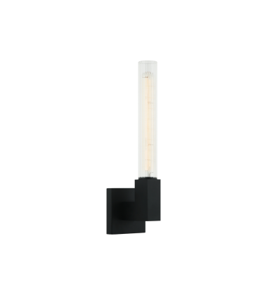  2 x 40W Medium Base-E26 120V? Matte Black Metal Wall Sconce (S03101BK) - Matteo