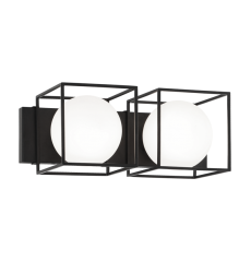  60 Watt Medium E26  Black Metal Wall Sconce (S03802BK) - Matteo