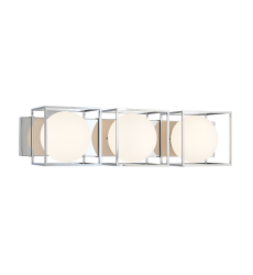  60 Watt Medium E26  Chrome Metal Wall Sconce (S03803CH) - Matteo