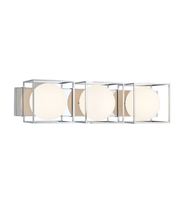  60 Watt Medium E26  Chrome Metal Wall Sconce (S03803CH) - Matteo