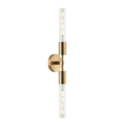  40 Watt Medium E26  Aged Gold Brass Metal VANITY (S04002AG) - Matteo