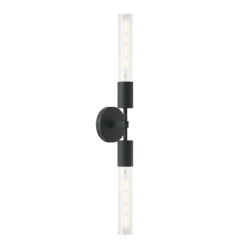 40 Watt Medium E26 Matte Black Metal VANITY (S04002MB) - Matteo 40 Watt Medium E26 Matte Black Metal VANITY (S04002MB) - Matteo