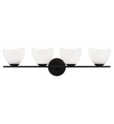 4 x 28W G9 120V Black Metal VANITY (S04204BKOP) - Matteo 4 x 28W G9 120V Black Metal VANITY (S04204BKOP) - Matteo