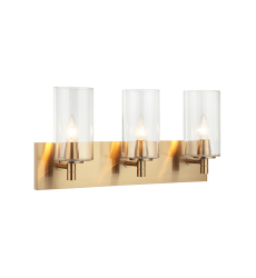   Aged Gold Brass Metal Wall Sconce (S04903AGCL) - Matteo