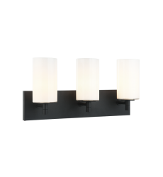   Matte Black Metal Wall Sconce (S04903MBOP) - Matteo