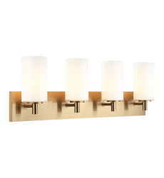   Aged Gold Brass Metal Wall Sconce (S04904AGOP) - Matteo