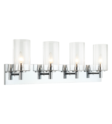   Chrome Metal Wall Sconce (S04904CHCL) - Matteo