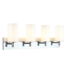   Chrome Metal Wall Sconce (S04904CHOP) - Matteo