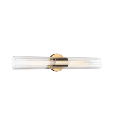 60 Watt Medium E26 Aged Gold Brass Metal Wall Sconce (S05403AG) - Matteo 60 Watt Medium E26 Aged Gold Brass Metal Wall Sconce (S05403AG) - Matteo