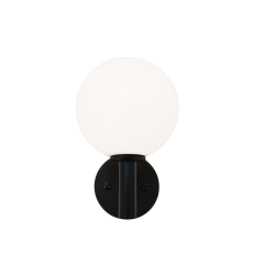 40 Watt Candelabra E12 Black Metal Wall Sconce (S06001BKOP) - Matteo 40 Watt Candelabra E12 Black Metal Wall Sconce (S06001BKOP) - Matteo