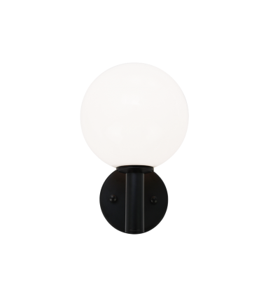 40 Watt Candelabra E12 Black Metal Wall Sconce (S06001BKOP) - Matteo 40 Watt Candelabra E12 Black Metal Wall Sconce (S06001BKOP) - Matteo