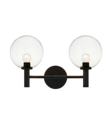 40 Watt Candelabra E12 Black Metal Wall Sconce (S06002BKCL) - Matteo 40 Watt Candelabra E12 Black Metal Wall Sconce (S06002BKCL) - Matteo