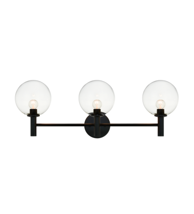 40 Watt Candelabra E12 Black Metal Wall Sconce (S06003BKCL) - Matteo 40 Watt Candelabra E12 Black Metal Wall Sconce (S06003BKCL) - Matteo