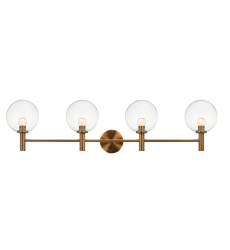 40 Watt Candelabra E12 Aged Gold Brass Metal Wall Sconce (S06004AGCL) - Matteo 40 Watt Candelabra E12 Aged Gold Brass Metal Wall Sconce (S06004AGCL) - Matteo