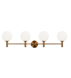 40 Watt Candelabra E12 Aged Gold Brass Metal Wall Sconce (S06004AGOP) - Matteo 40 Watt Candelabra E12 Aged Gold Brass Metal Wall Sconce (S06004AGOP) - Matteo