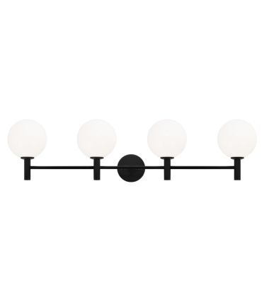  40 Watt Candelabra E12  Black Metal Wall Sconce (S06004BKOP) - Matteo