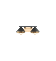   Matte Black Metal Wall Sconce (S06802MBAG) - Matteo