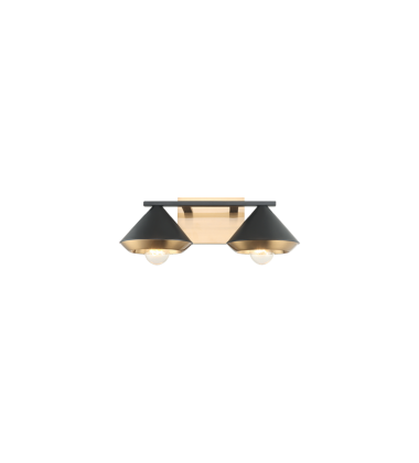   Matte Black Metal Wall Sconce (S06802MBAG) - Matteo