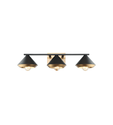   Matte Black Metal Wall Sconce (S06803MBAG) - Matteo
