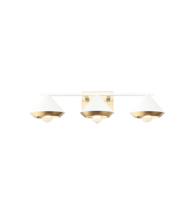   White Metal Wall Sconce (S06803WHAG) - Matteo