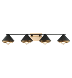   Matte Black Metal Wall Sconce (S06804MBAG) - Matteo