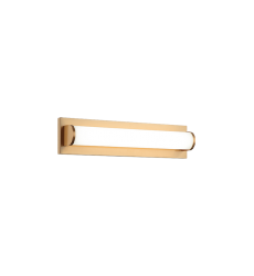 16W LED Aged Gold Brass Metal Wall Sconce (S07018AG) - Matteo 16W LED Aged Gold Brass Metal Wall Sconce (S07018AG) - Matteo