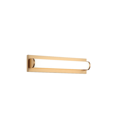 16W LED Aged Gold Brass Metal Wall Sconce (S07018AG) - Matteo 16W LED Aged Gold Brass Metal Wall Sconce (S07018AG) - Matteo