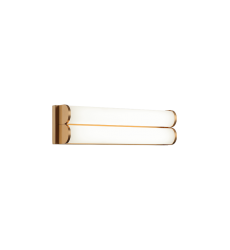 16W LED Aged Gold Brass Metal Wall Sconce (S07028AG) - Matteo 16W LED Aged Gold Brass Metal Wall Sconce (S07028AG) - Matteo