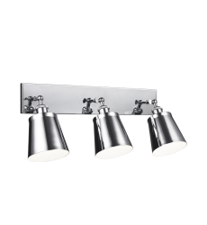  60 Watt Medium E26  Chrome Metal Wall Sconce (S08203CH) - Matteo