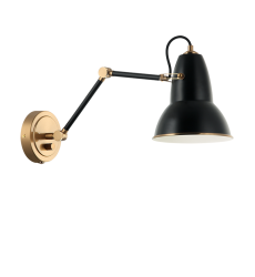  60 Watt Medium E26  Black Metal Wall Sconce (S08421AGBK) - Matteo