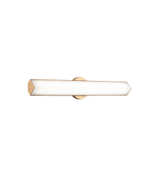 24W LED Aged Gold Brass Metal VANITY (S09924AG) - Matteo 24W LED Aged Gold Brass Metal VANITY (S09924AG) - Matteo