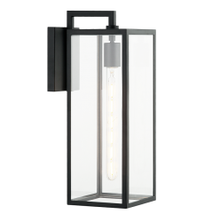  60 Watt Medium E26  Matte Black Metal Wall Sconce (S10102MB) - Matteo