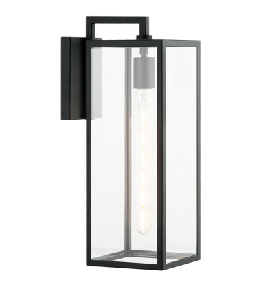  60 Watt Medium E26  Matte Black Metal Wall Sconce (S10102MB) - Matteo