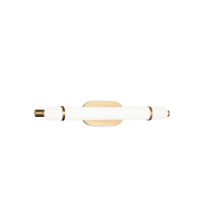 24W LED Aged Gold Brass Metal VANITY (S10424AG) - Matteo 24W LED Aged Gold Brass Metal VANITY (S10424AG) - Matteo