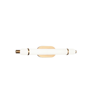 24W LED Aged Gold Brass Metal VANITY (S10424AG) - Matteo 24W LED Aged Gold Brass Metal VANITY (S10424AG) - Matteo