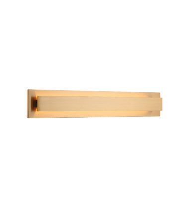 20W LED Aged Gold Brass Metal Wall Sconce (S11125AG) - Matteo 20W LED Aged Gold Brass Metal Wall Sconce (S11125AG) - Matteo