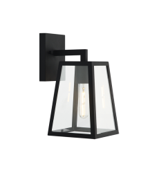  1 x 40W Medium Base-E26 120V Matte Black Metal Wall Sconce (S11301MB) - Matteo