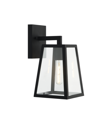 1 x 40W Medium Base-E26 120V Matte Black Metal Wall Sconce (S11301MB) - Matteo 1 x 40W Medium Base-E26 120V Matte Black Metal Wall Sconce (S11301MB) - Matteo
